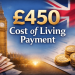 450 cost of living payment 2025