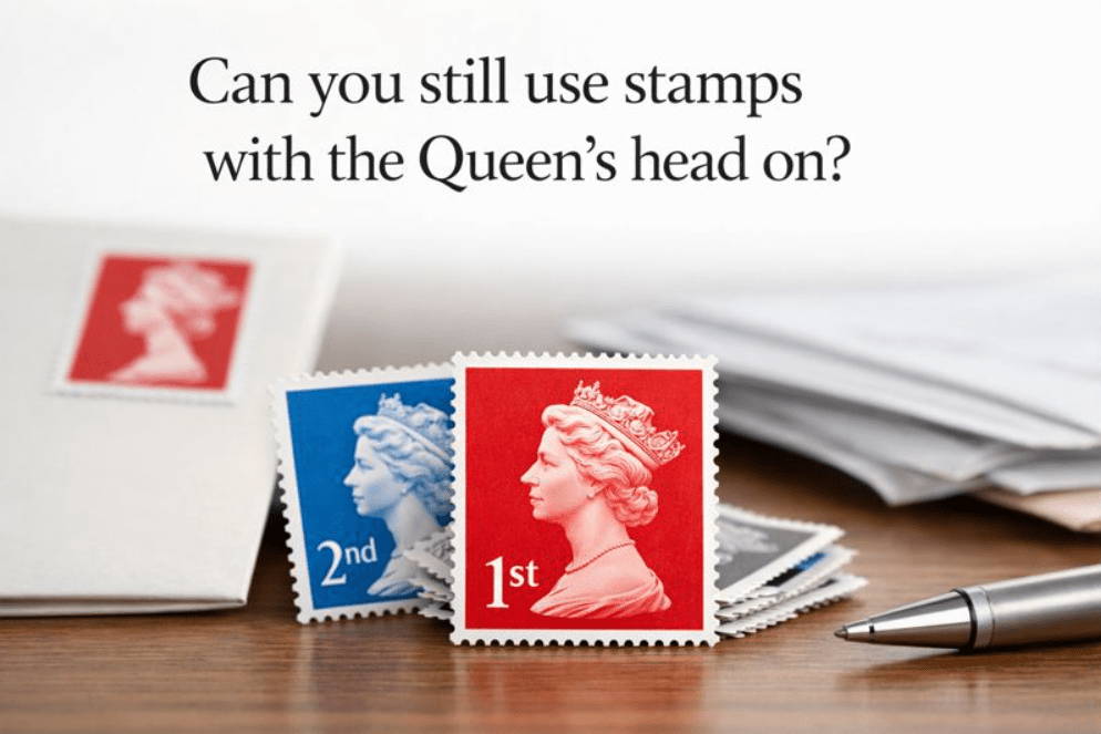 Can you still use stamps with the Queens head on