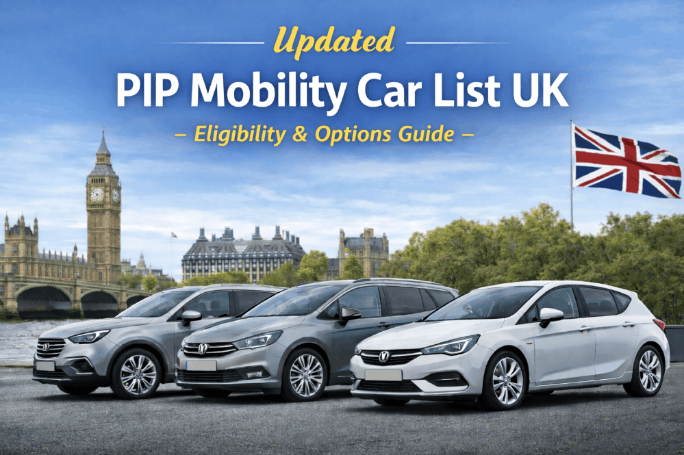 PIP mobility car list