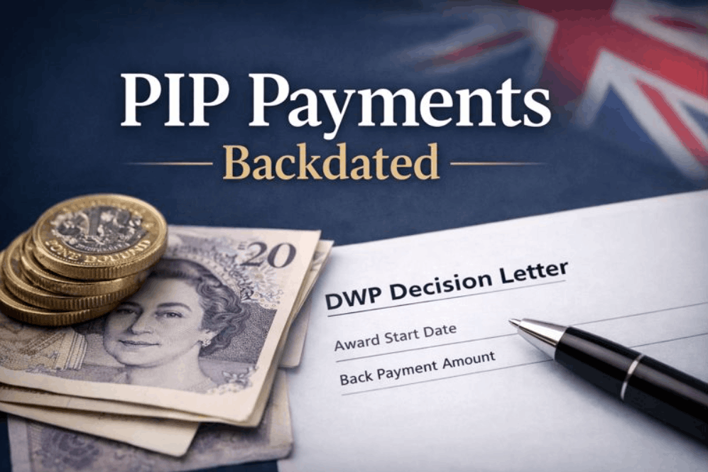 PIP payments backdated