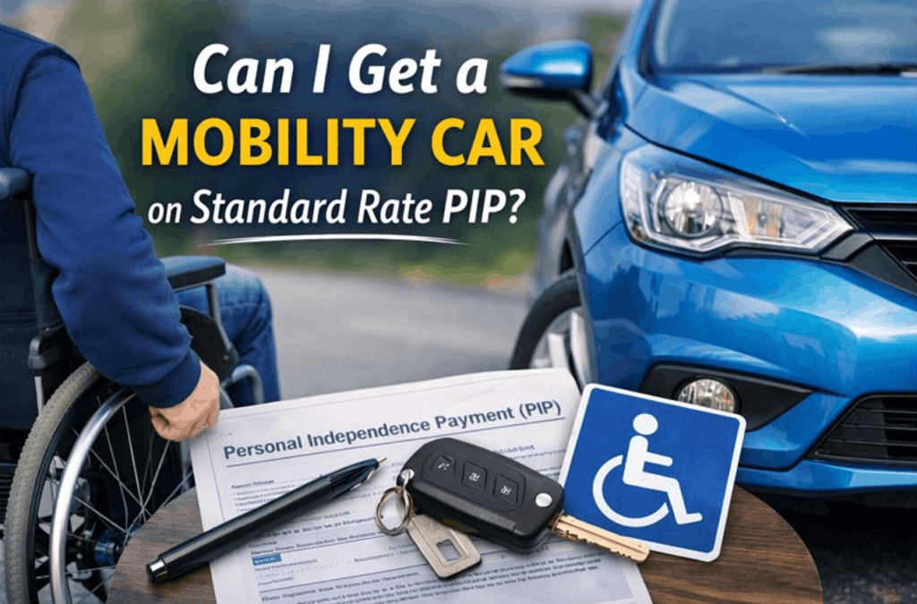 can i get a mobility car on standard rate PIP