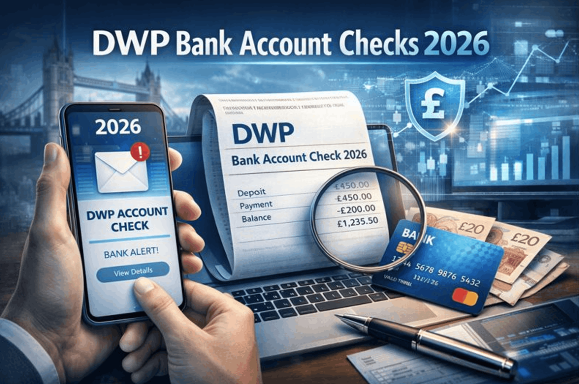 dwp bank account checks 2026
