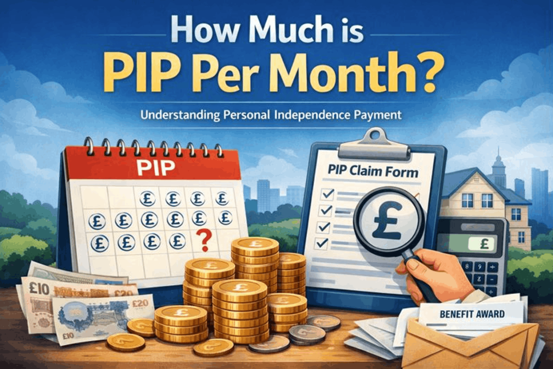 how much is pip per month