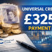 universal credit 325 payment