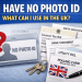 I have no photo ID what can I use UK