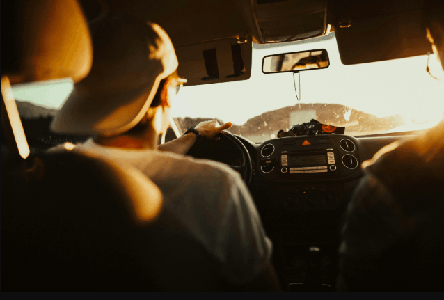 Identifying contraflow road signs and lane markings