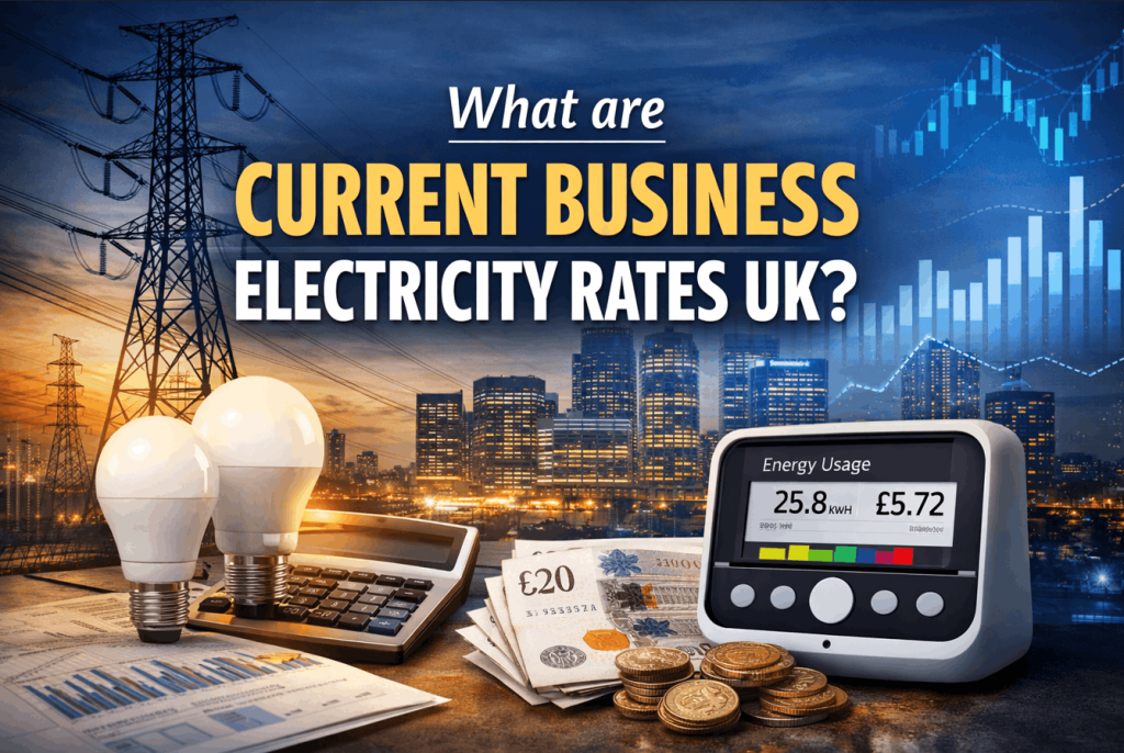 What are current business electricity rates UK