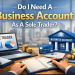 do i need a business account as a sole trader