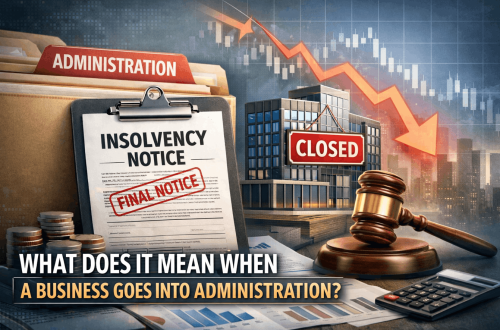 what does it mean when a business goes into administration