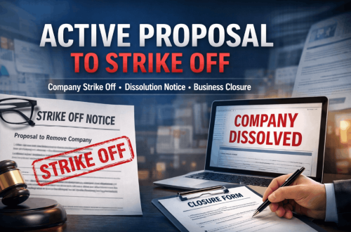 active proposal to strike off