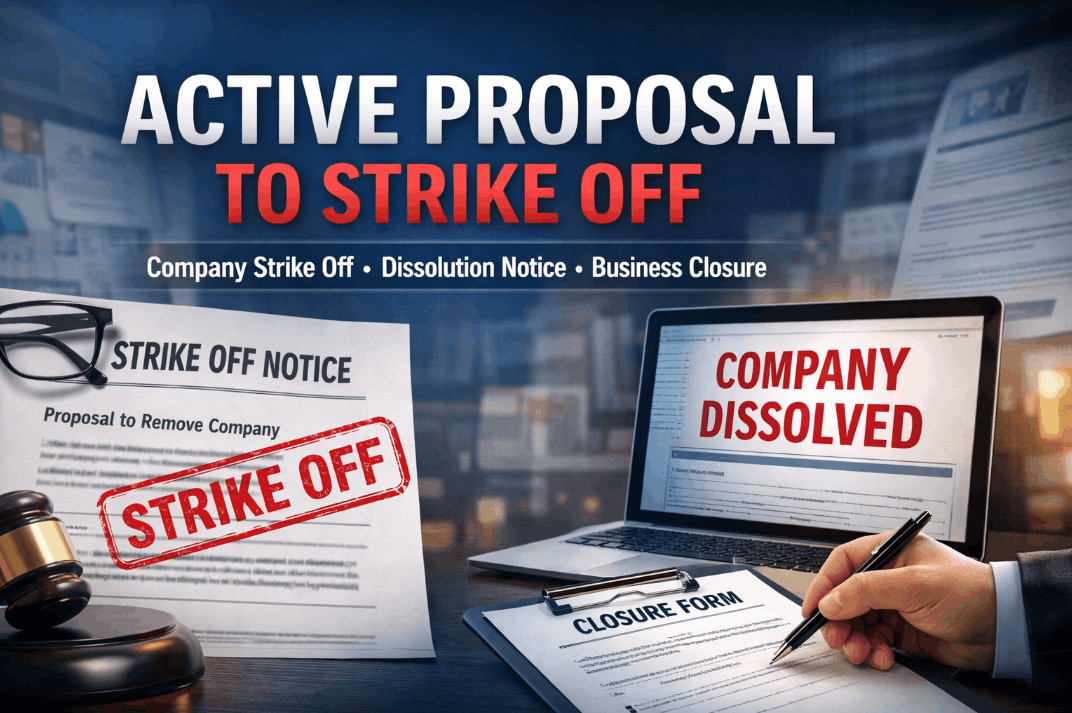 active proposal to strike off
