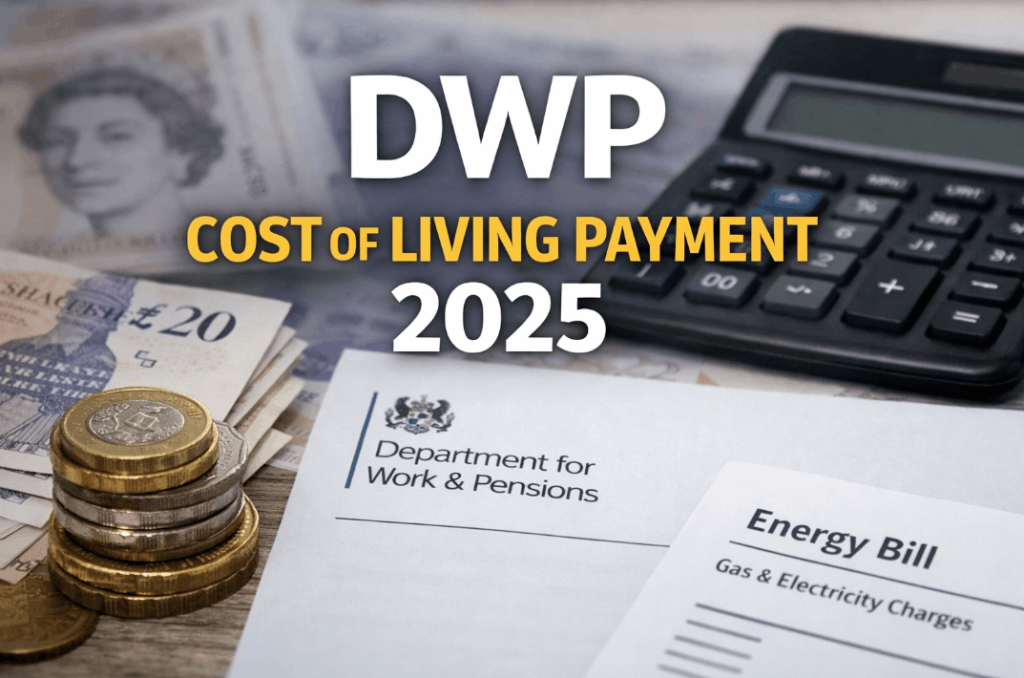 dwp cost of living payment 2025