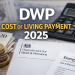 dwp cost of living payment 2025