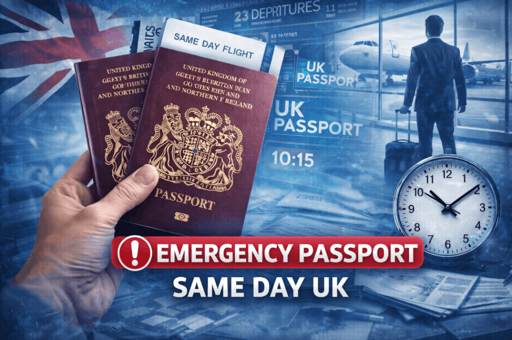 emergency passport same day uk