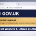 gov.uk website changes branding