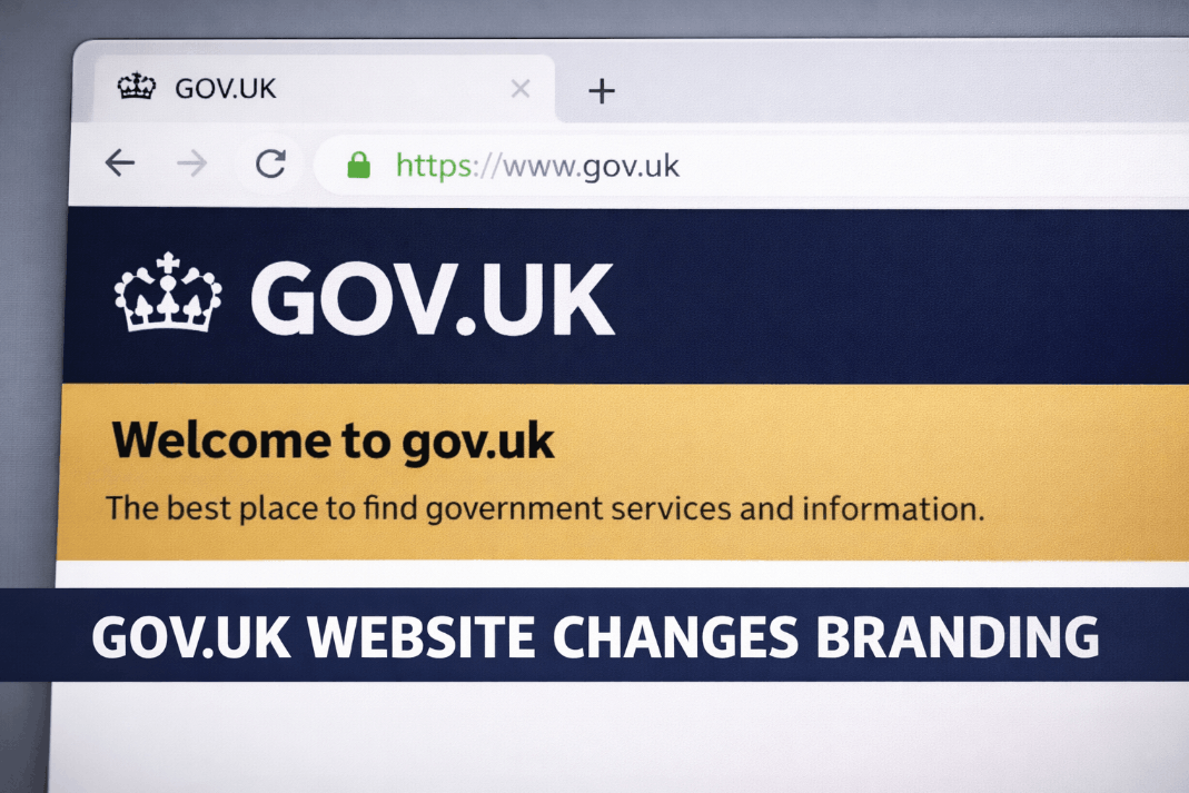 gov.uk website changes branding