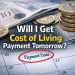will i get cost of living payment tomorrow