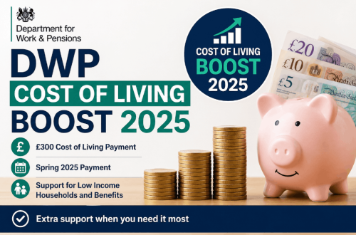 DWP Cost Of Living Boost 2025
