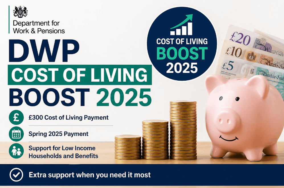 DWP Cost Of Living Boost 2025