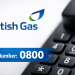 british gas free number 0800