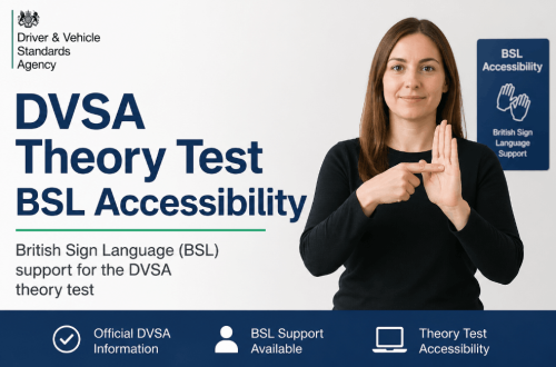dvsa theory test bsl accessibility