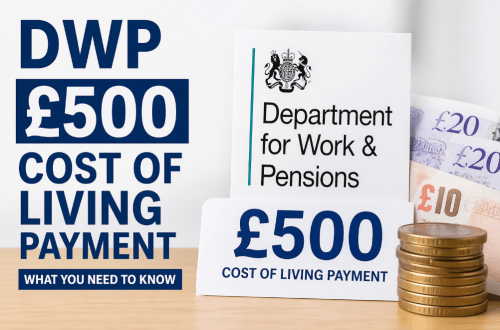 dwp £500 cost of living payment