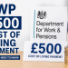 dwp £500 cost of living payment