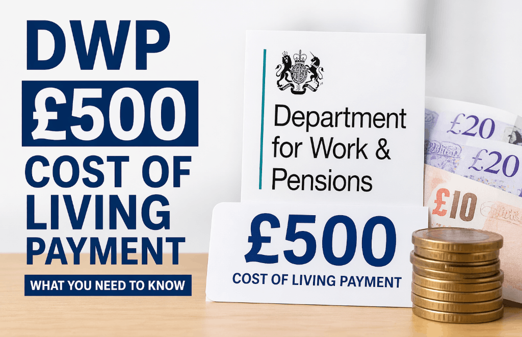 dwp £500 cost of living payment