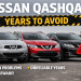 nissan qashqai years to avoid