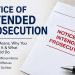 notice of intended prosecution