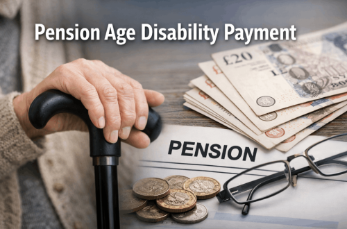 pension age disability payment