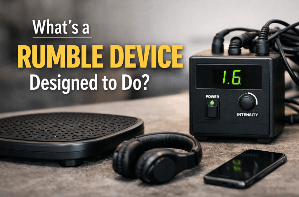 what's a rumble device designed to do