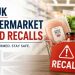 UK Supermarket Food Recalls