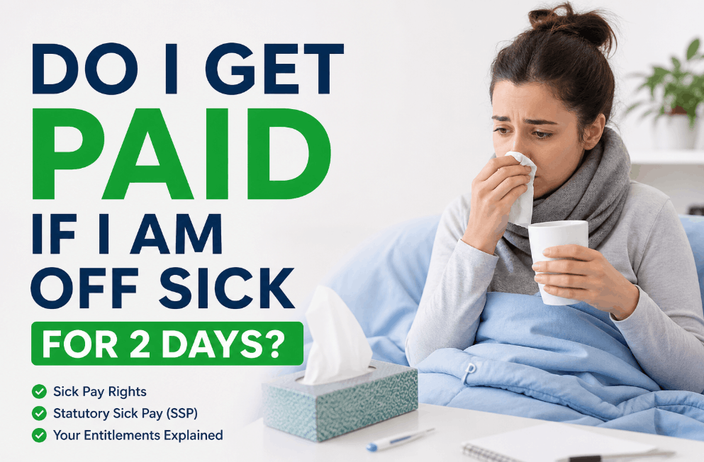 do i get paid if i am off sick for 2 days