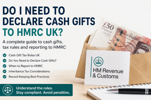 do i need to declare cash gifts to hmrc uk