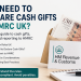 do i need to declare cash gifts to hmrc uk
