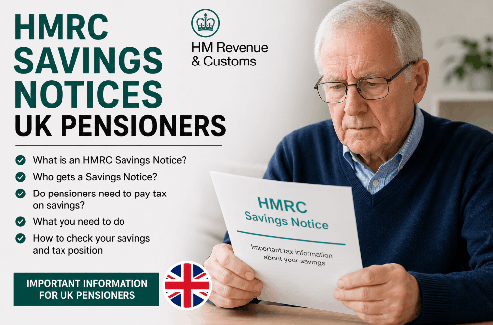 hmrc savings notices uk pensioners