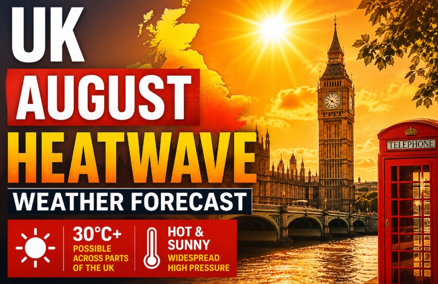 UK August Heatwave Weather Forecast