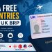 Visa Free Countries for UK BRP